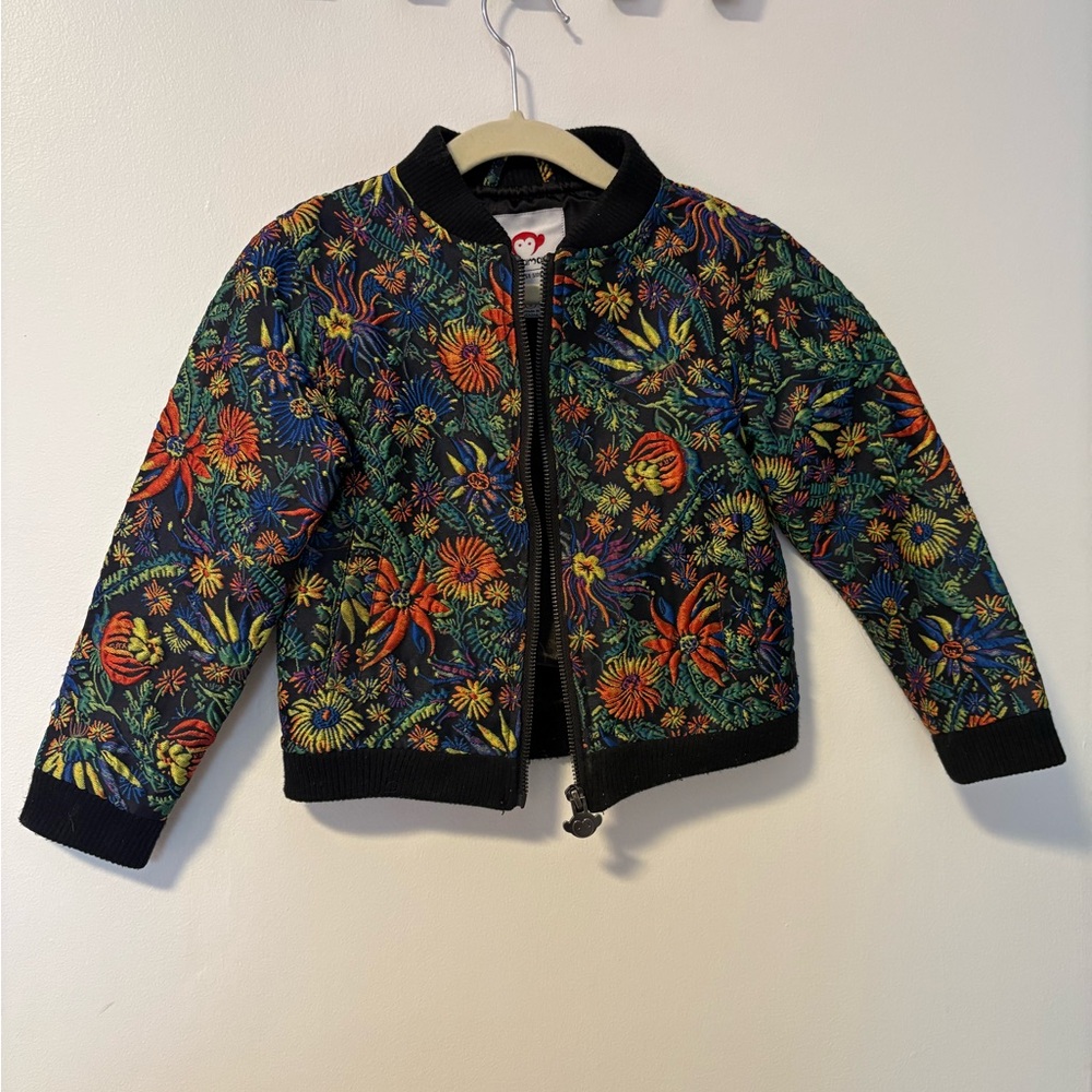 Appaman Multicolor Floral Kids Bomber Jacket